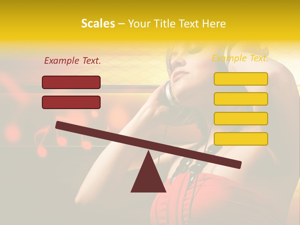 Background Music Festive PowerPoint Template