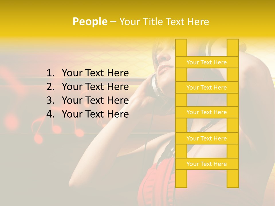 Background Music Festive PowerPoint Template