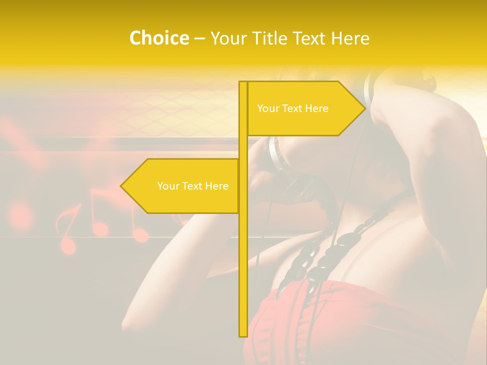 Background Music Festive PowerPoint Template