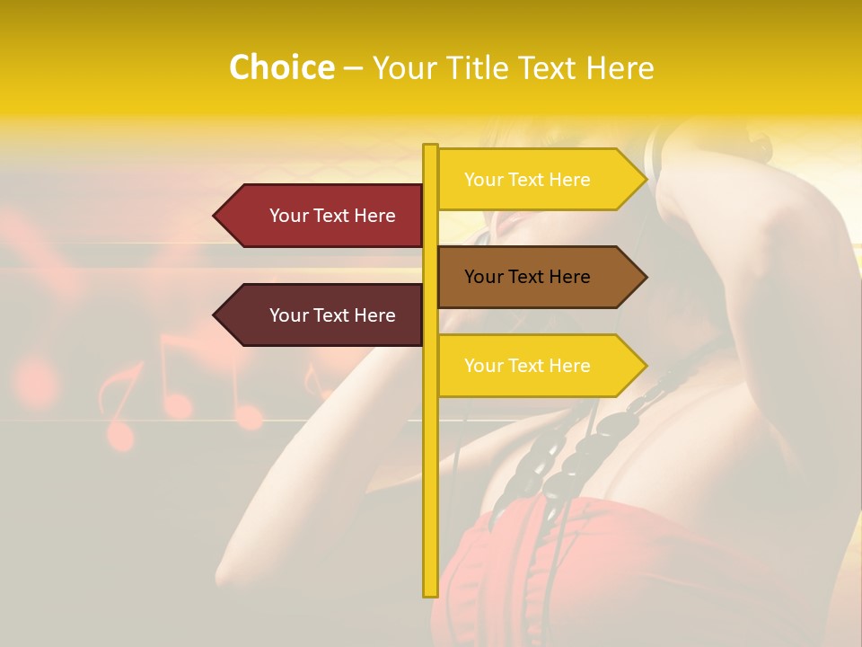 Background Music Festive PowerPoint Template