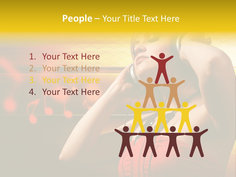 Background Music Festive PowerPoint Template