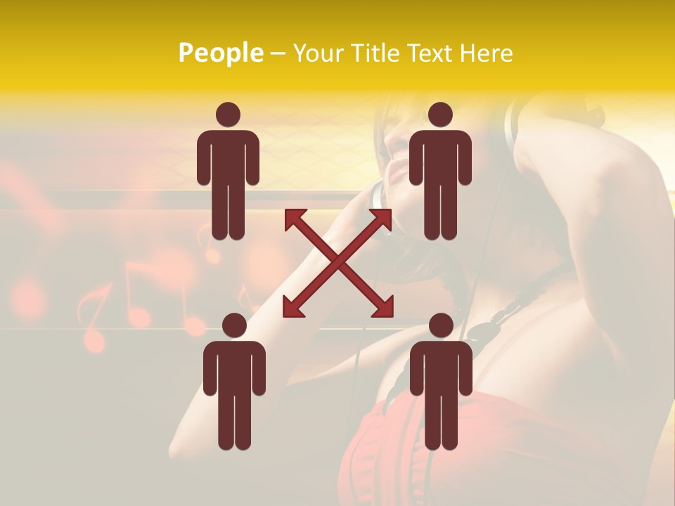 Background Music Festive PowerPoint Template