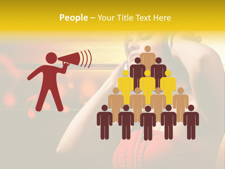 Background Music Festive PowerPoint Template