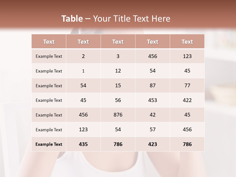 Morning Health Woman PowerPoint Template