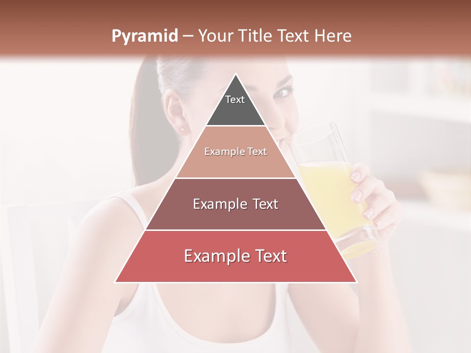 Morning Health Woman PowerPoint Template