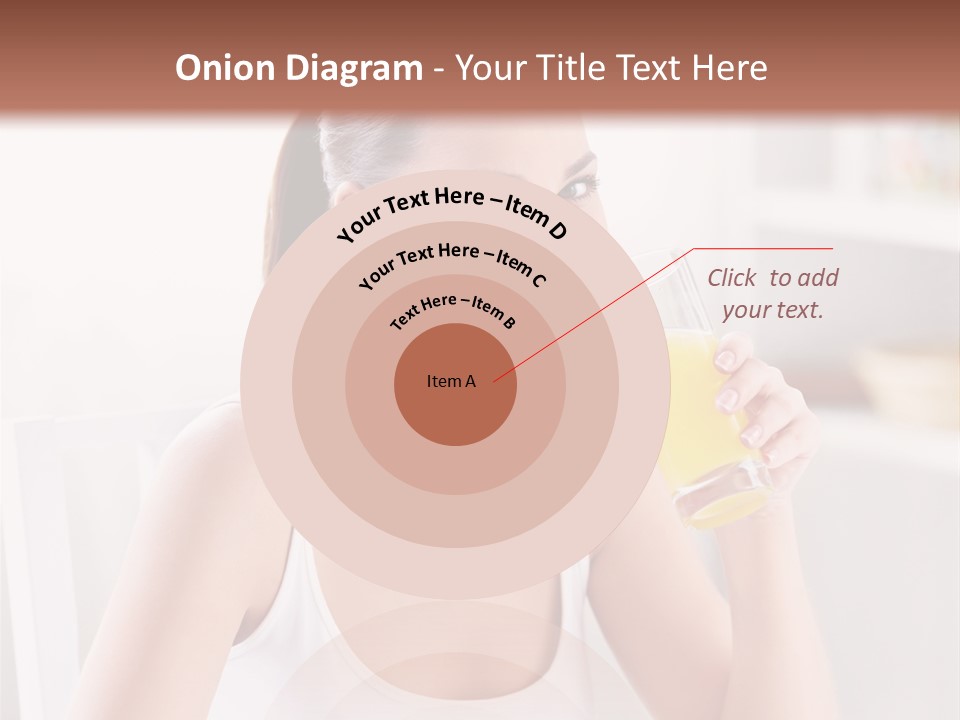 Morning Health Woman PowerPoint Template