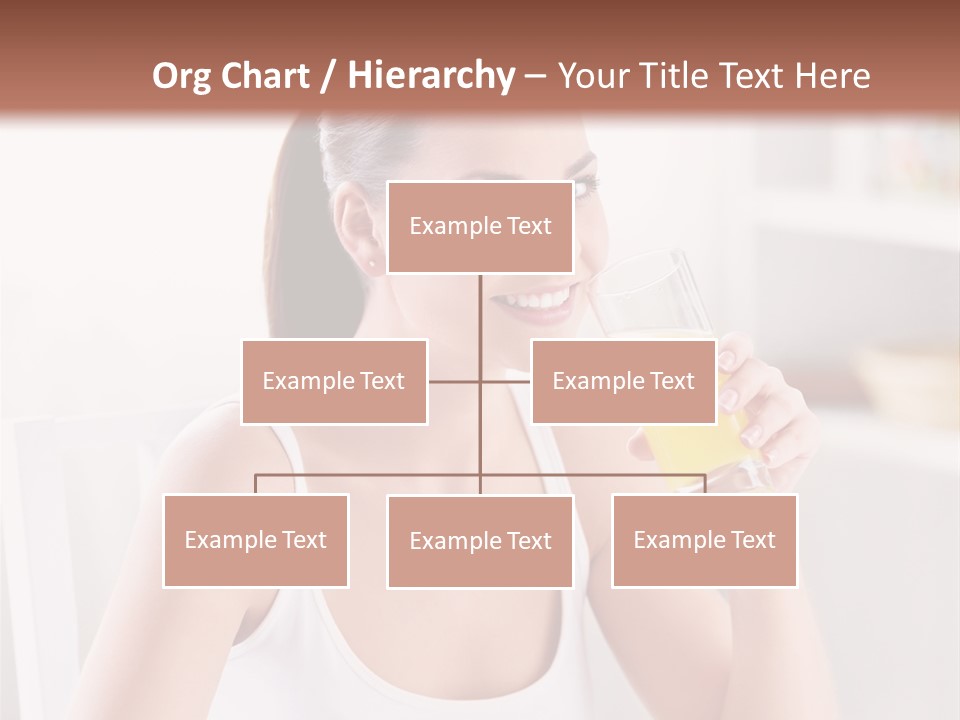 Morning Health Woman PowerPoint Template