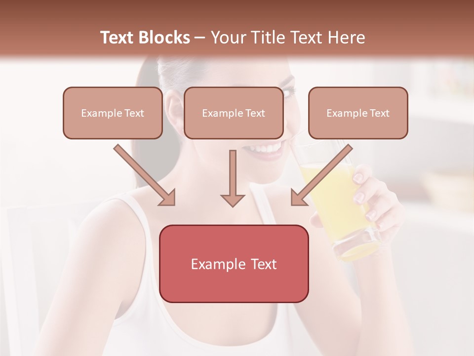 Morning Health Woman PowerPoint Template