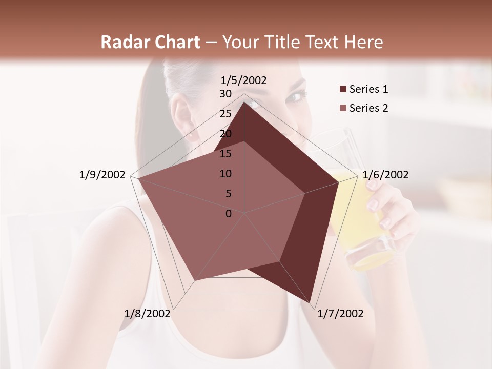 Morning Health Woman PowerPoint Template