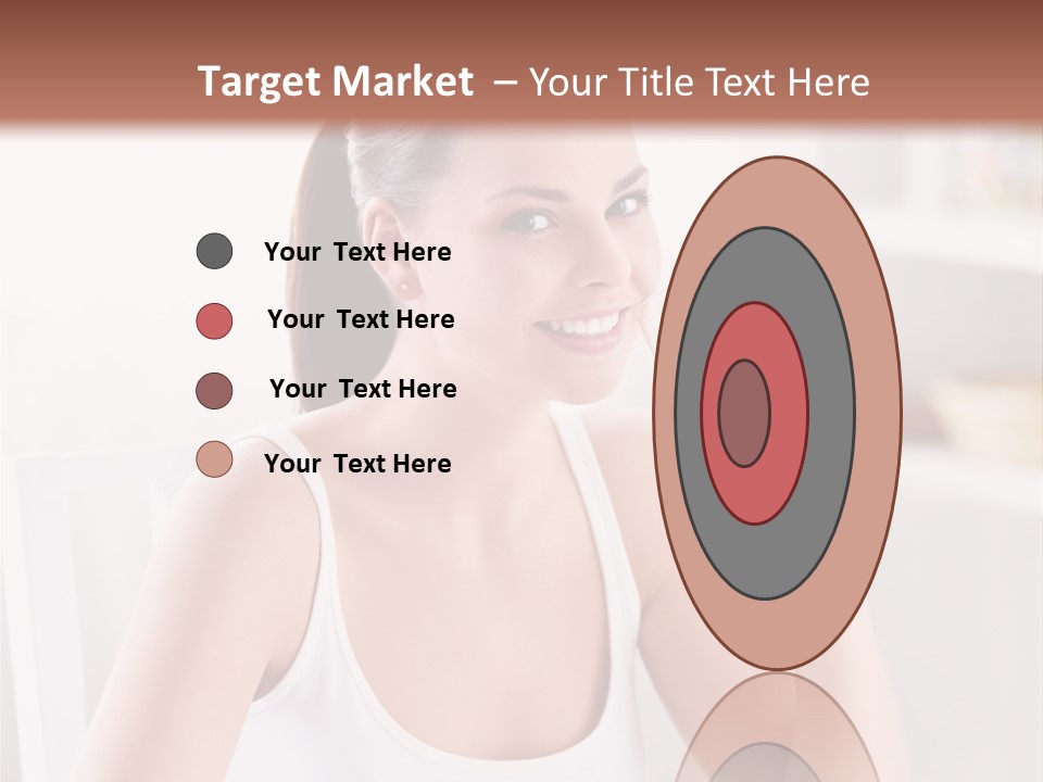 Morning Health Woman PowerPoint Template