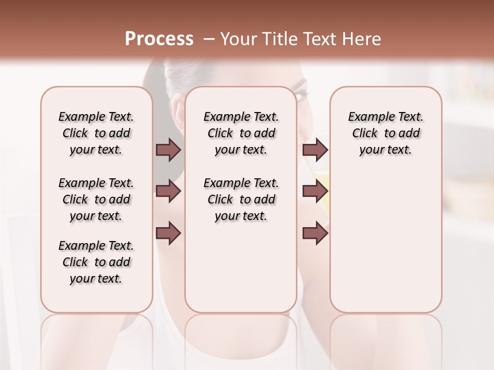 Morning Health Woman PowerPoint Template