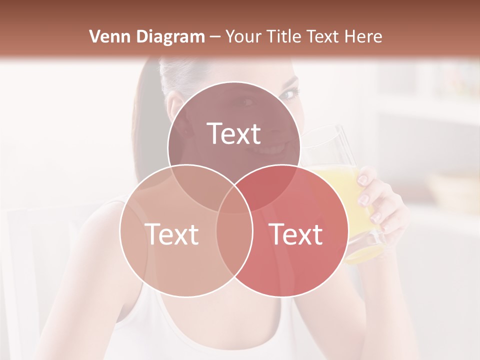 Morning Health Woman PowerPoint Template