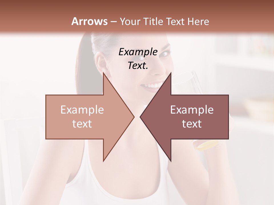 Morning Health Woman PowerPoint Template