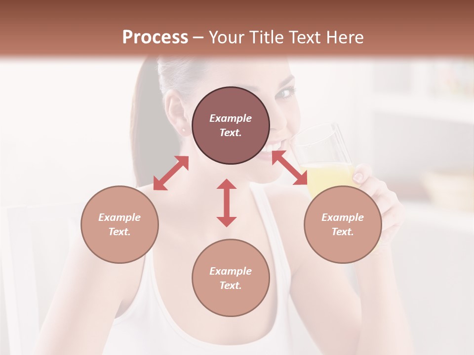 Morning Health Woman PowerPoint Template