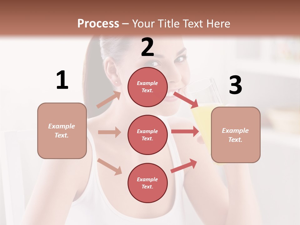 Morning Health Woman PowerPoint Template