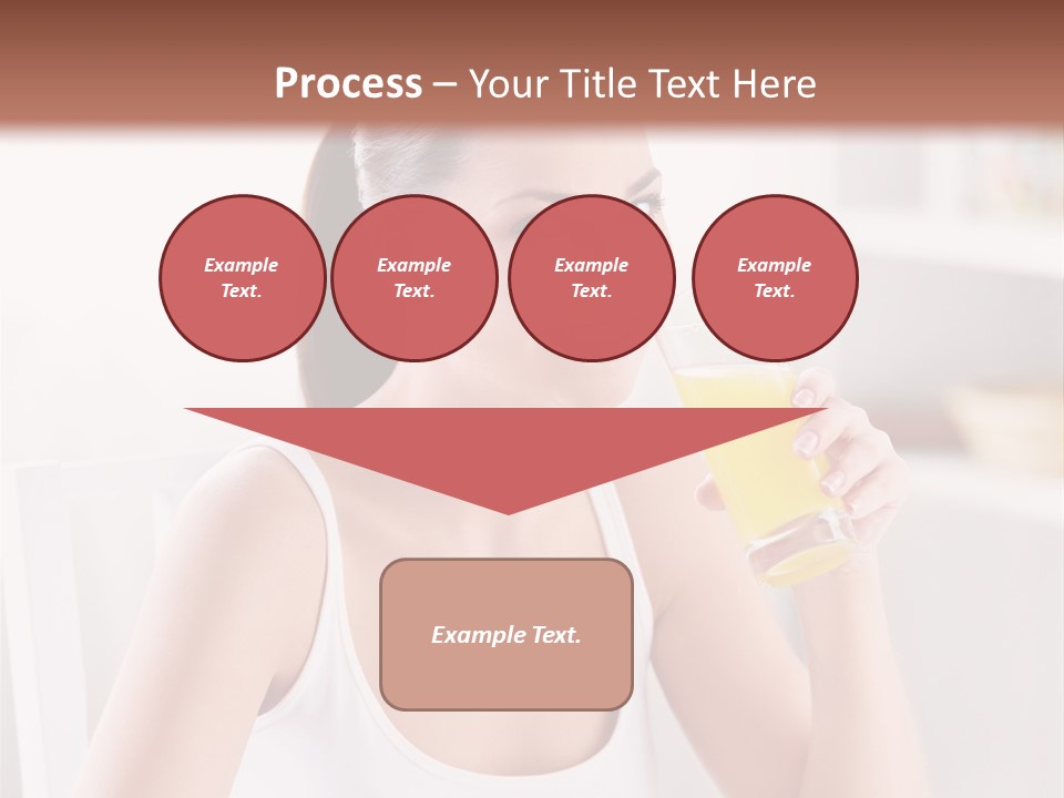 Morning Health Woman PowerPoint Template