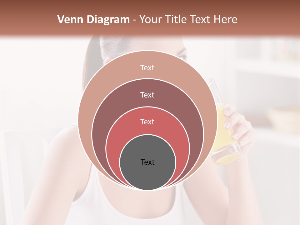 Morning Health Woman PowerPoint Template