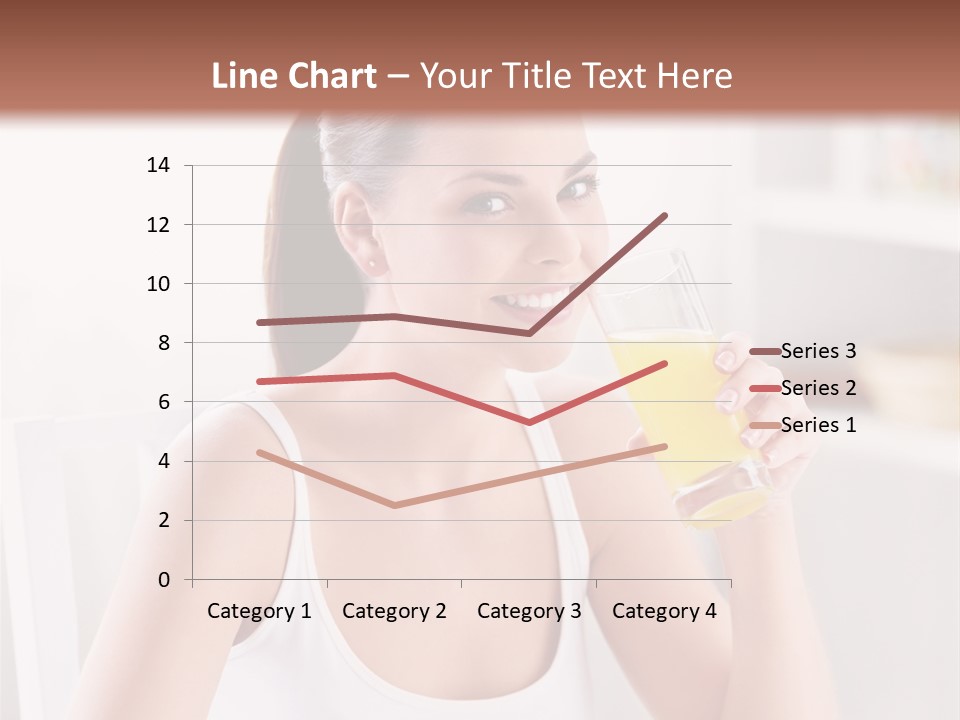 Morning Health Woman PowerPoint Template