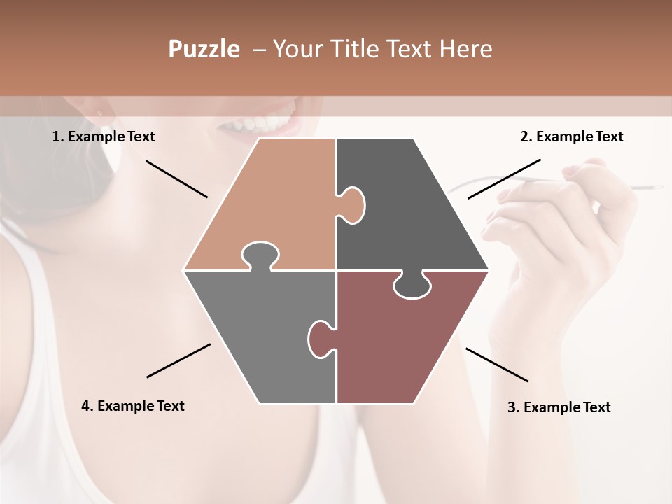 Only Human Happiness PowerPoint Template