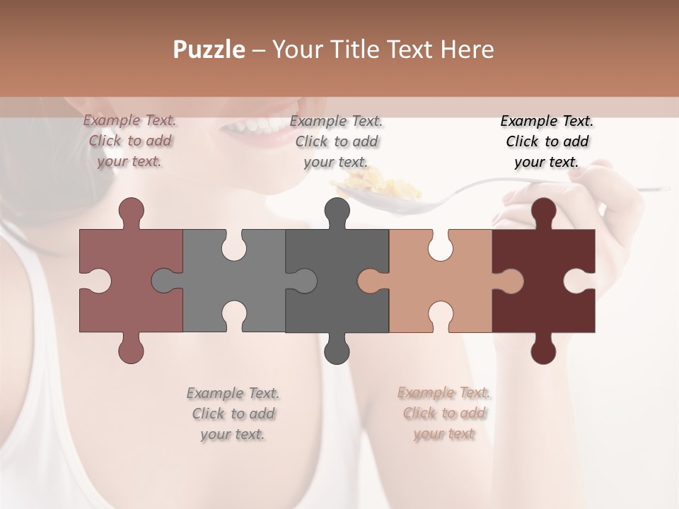 Only Human Happiness PowerPoint Template