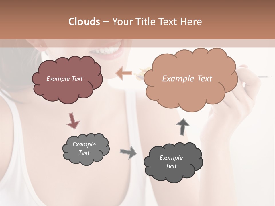 Only Human Happiness PowerPoint Template