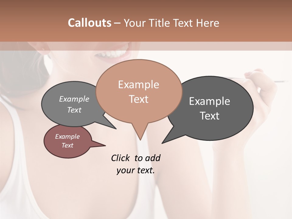 Only Human Happiness PowerPoint Template