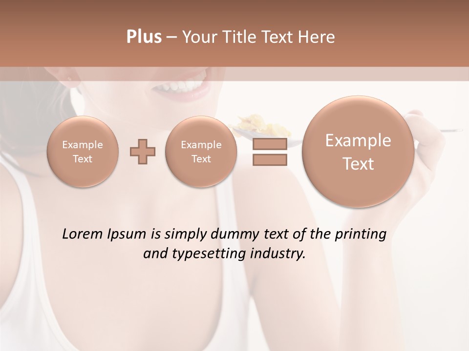 Only Human Happiness PowerPoint Template