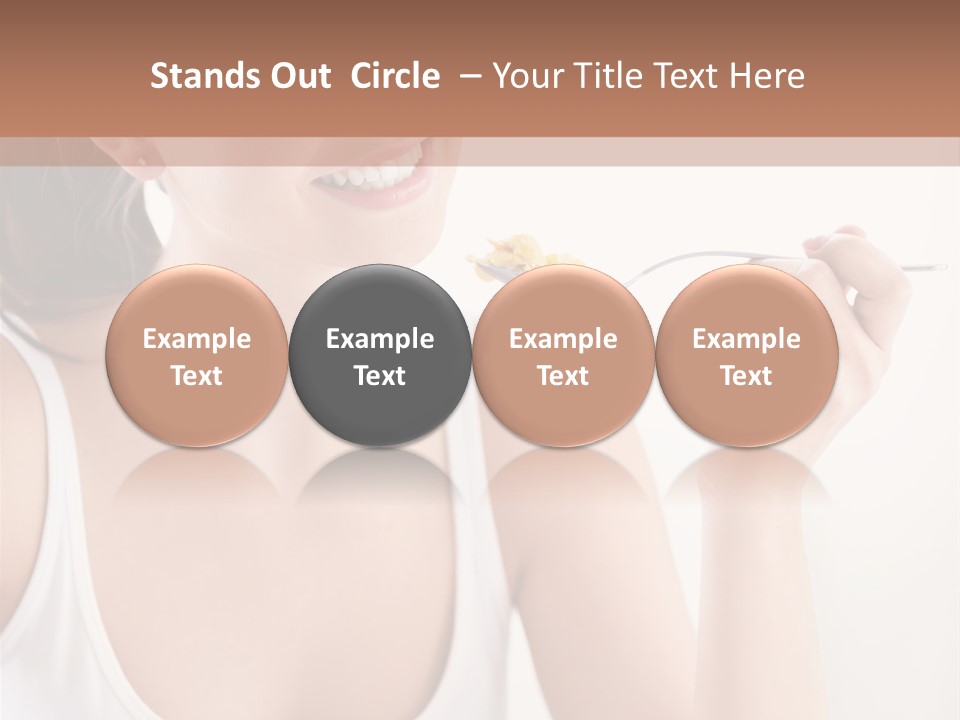 Only Human Happiness PowerPoint Template