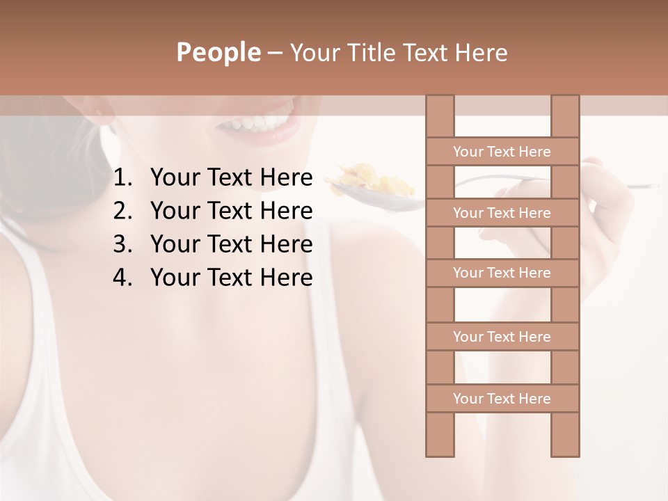 Only Human Happiness PowerPoint Template