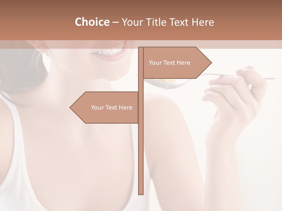 Only Human Happiness PowerPoint Template