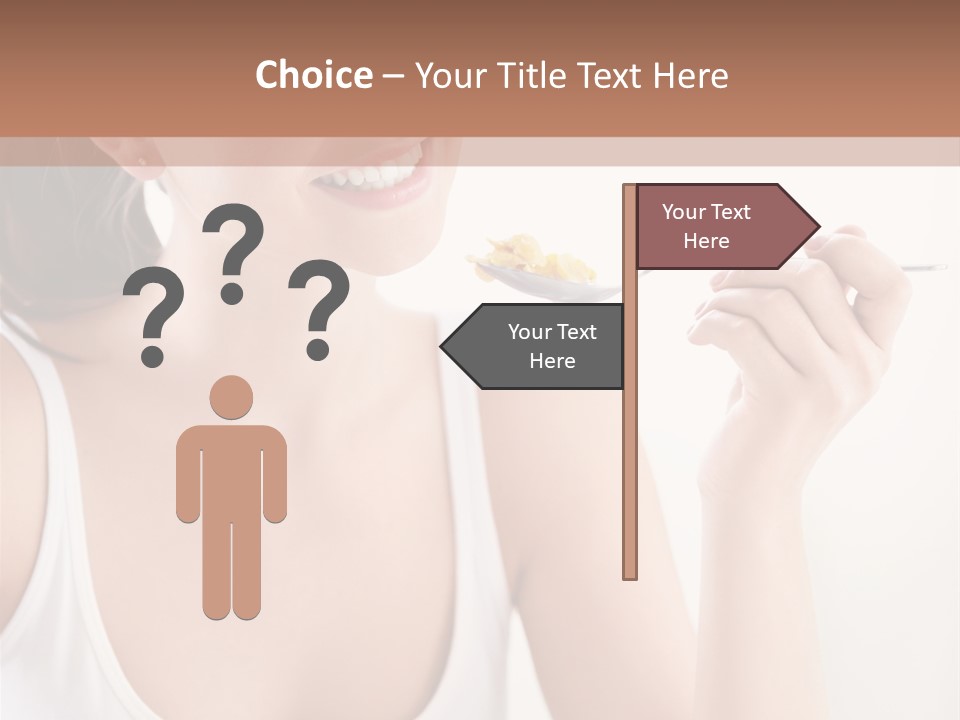 Only Human Happiness PowerPoint Template