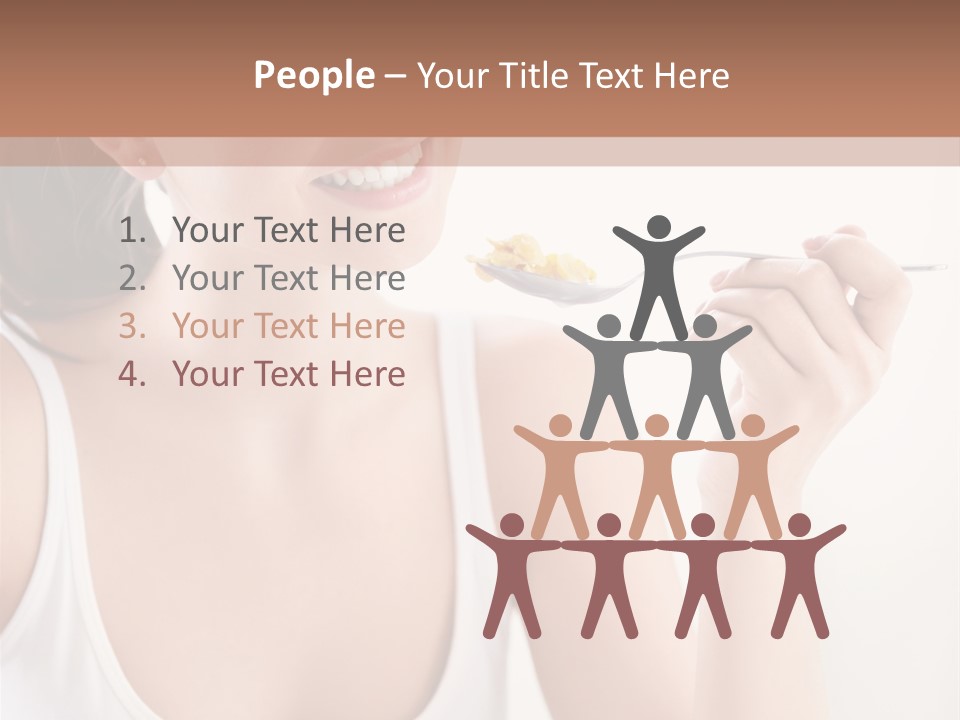 Only Human Happiness PowerPoint Template
