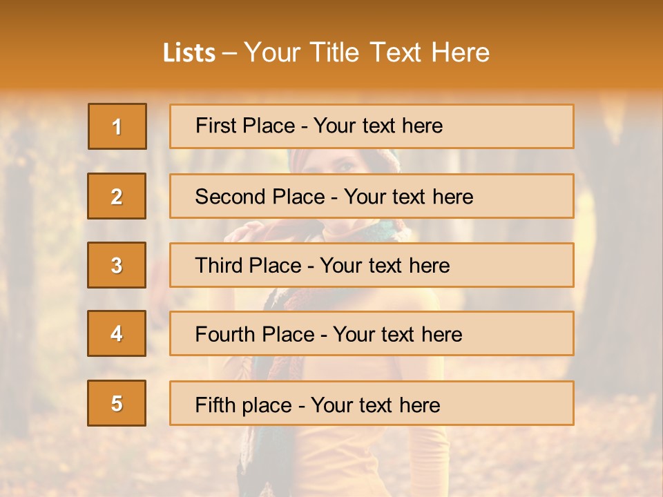 Fall Comfortable Human PowerPoint Template