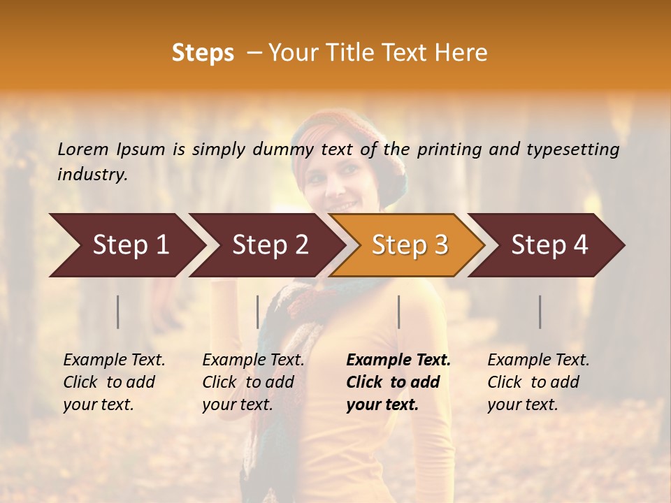 Fall Comfortable Human PowerPoint Template