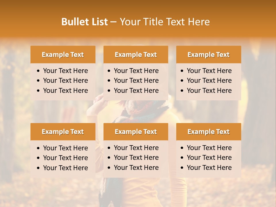 Fall Comfortable Human PowerPoint Template