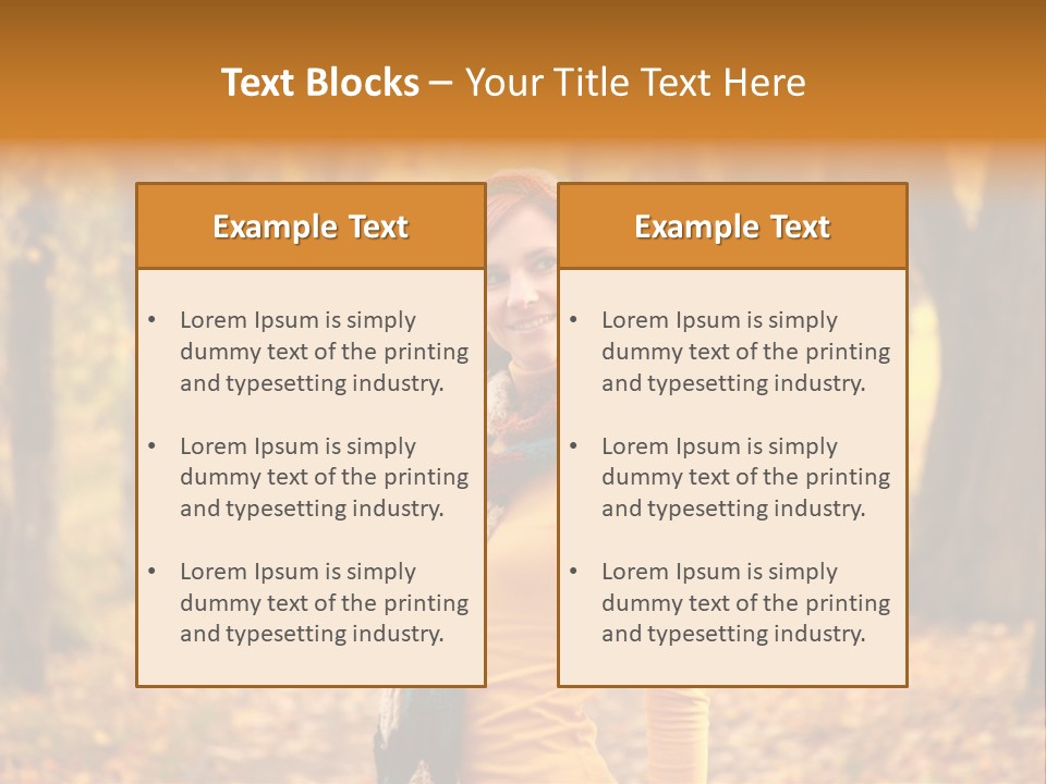 Fall Comfortable Human PowerPoint Template