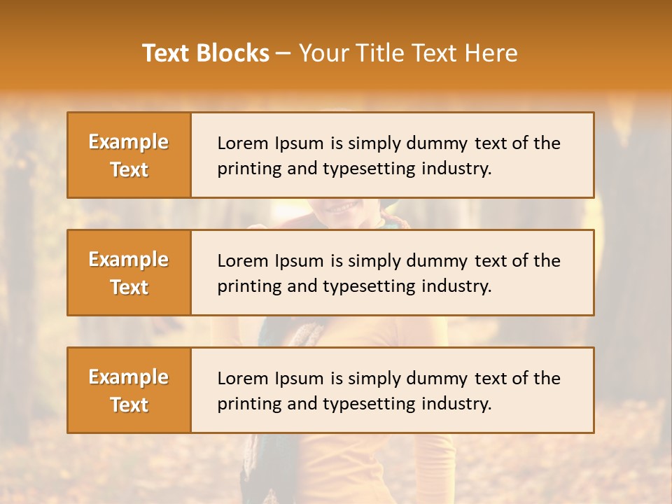 Fall Comfortable Human PowerPoint Template