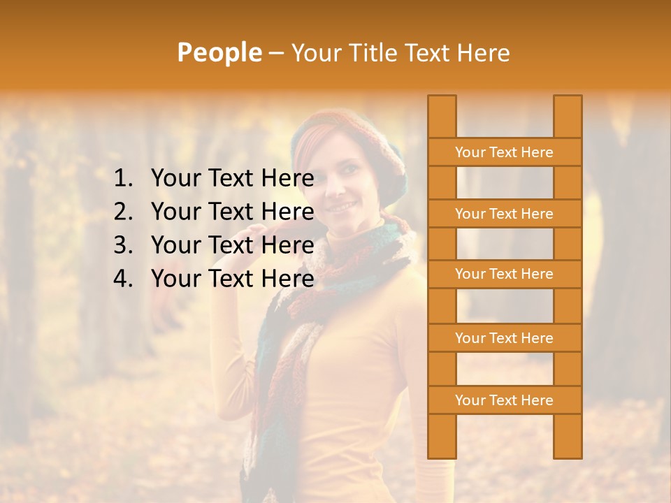 Fall Comfortable Human PowerPoint Template
