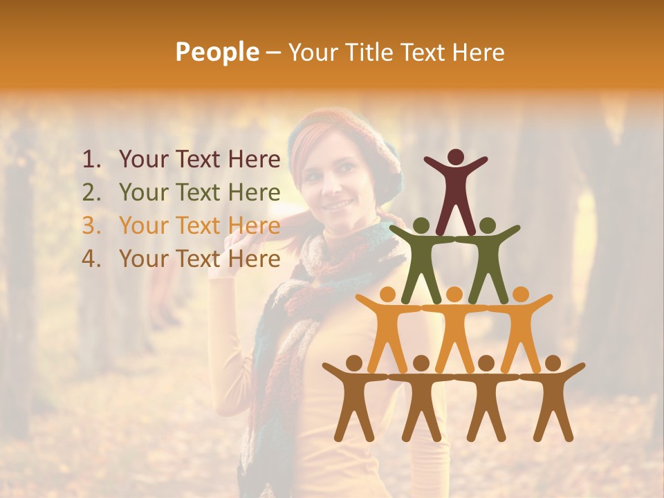 Fall Comfortable Human PowerPoint Template