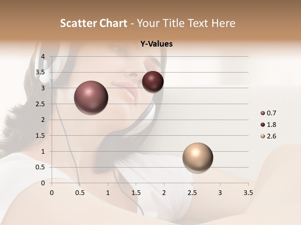 Comfort Young Girl PowerPoint Template