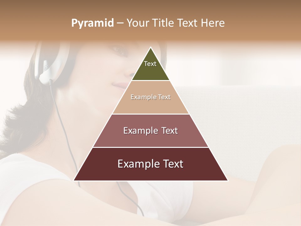 Comfort Young Girl PowerPoint Template