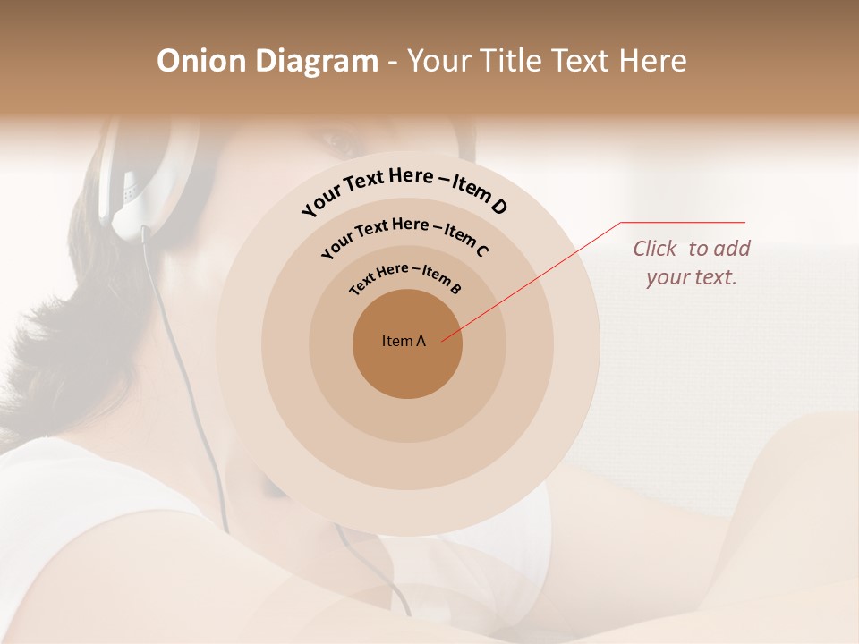 Comfort Young Girl PowerPoint Template