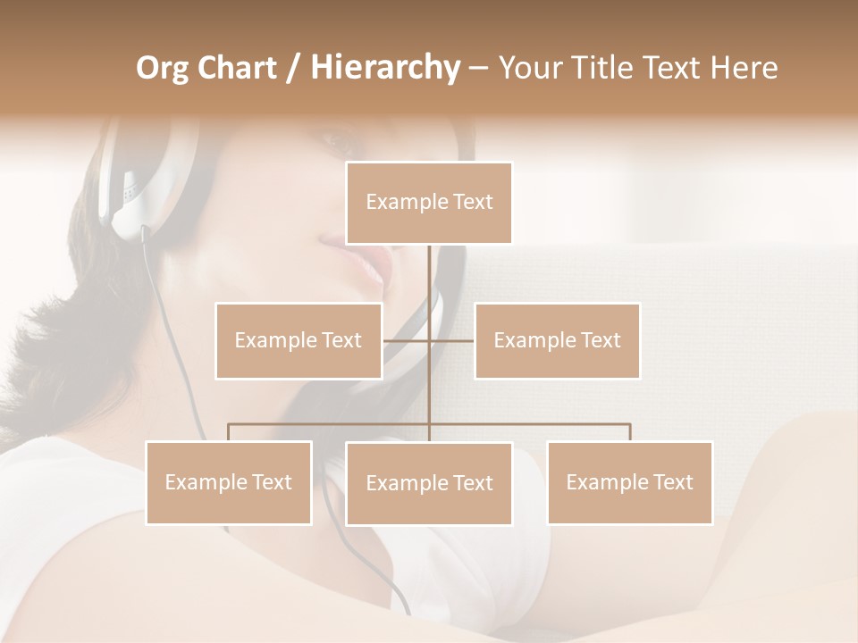 Comfort Young Girl PowerPoint Template