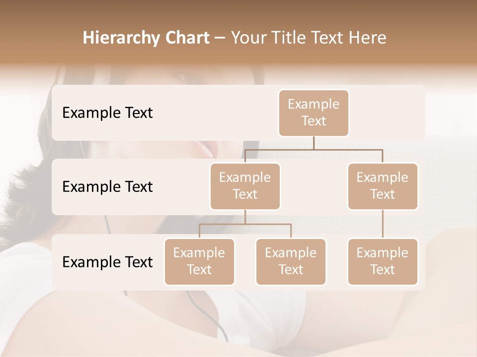 Comfort Young Girl PowerPoint Template