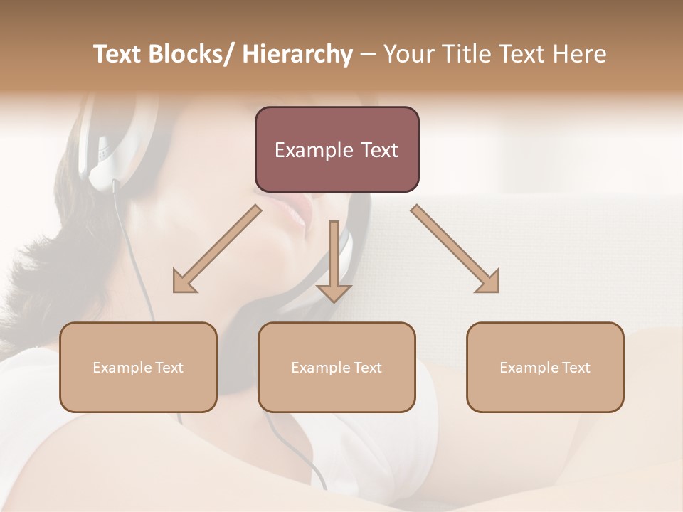 Comfort Young Girl PowerPoint Template