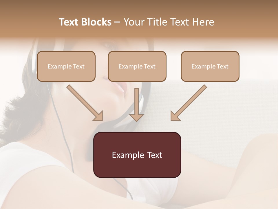 Comfort Young Girl PowerPoint Template