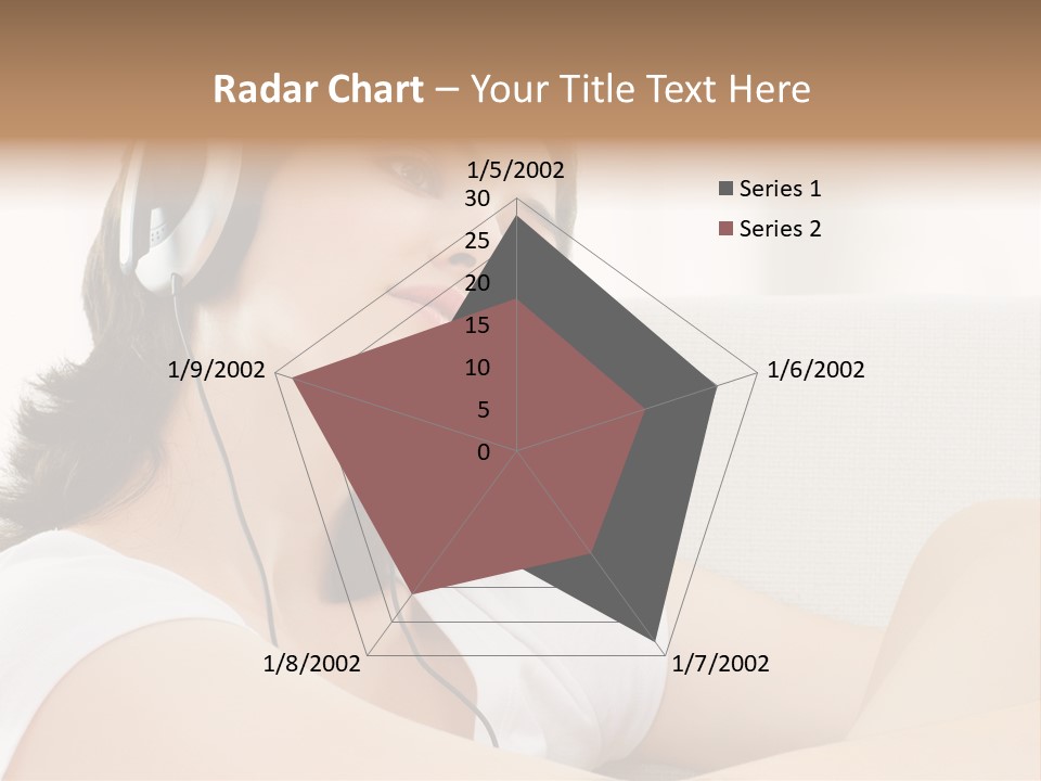 Comfort Young Girl PowerPoint Template