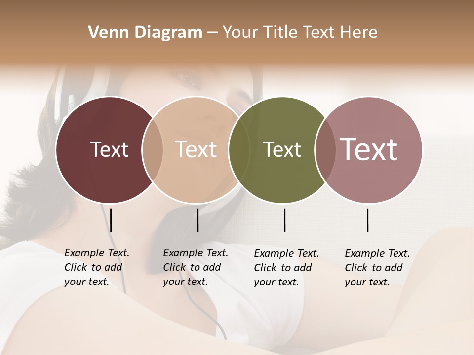 Comfort Young Girl PowerPoint Template