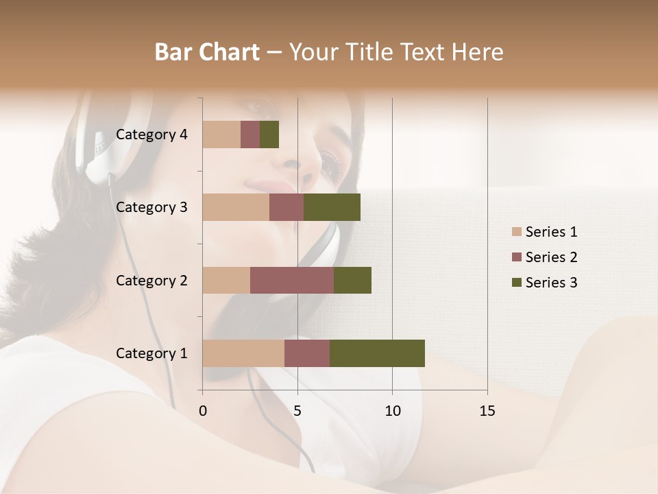 Comfort Young Girl PowerPoint Template