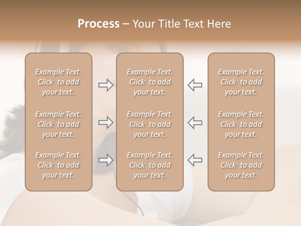 Comfort Young Girl PowerPoint Template